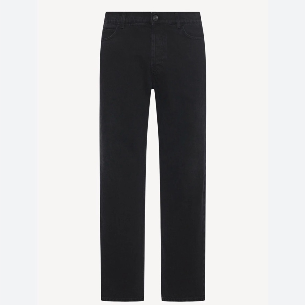 The Row Black Straight-Leg Women's Jeans
